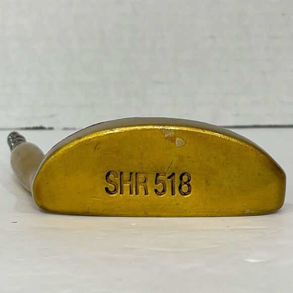 Golf Putter Corkscrew Brass Varnish Wood Barware Mancave Unique SHR 518 Vintage - Picture 7 of 12
